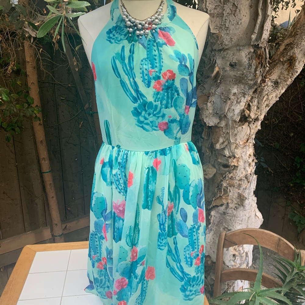 Never worn cactus Summer dress!